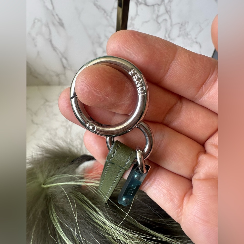 Rare Authentic FENDI Fur Bag Charm - Picture 3 of 8